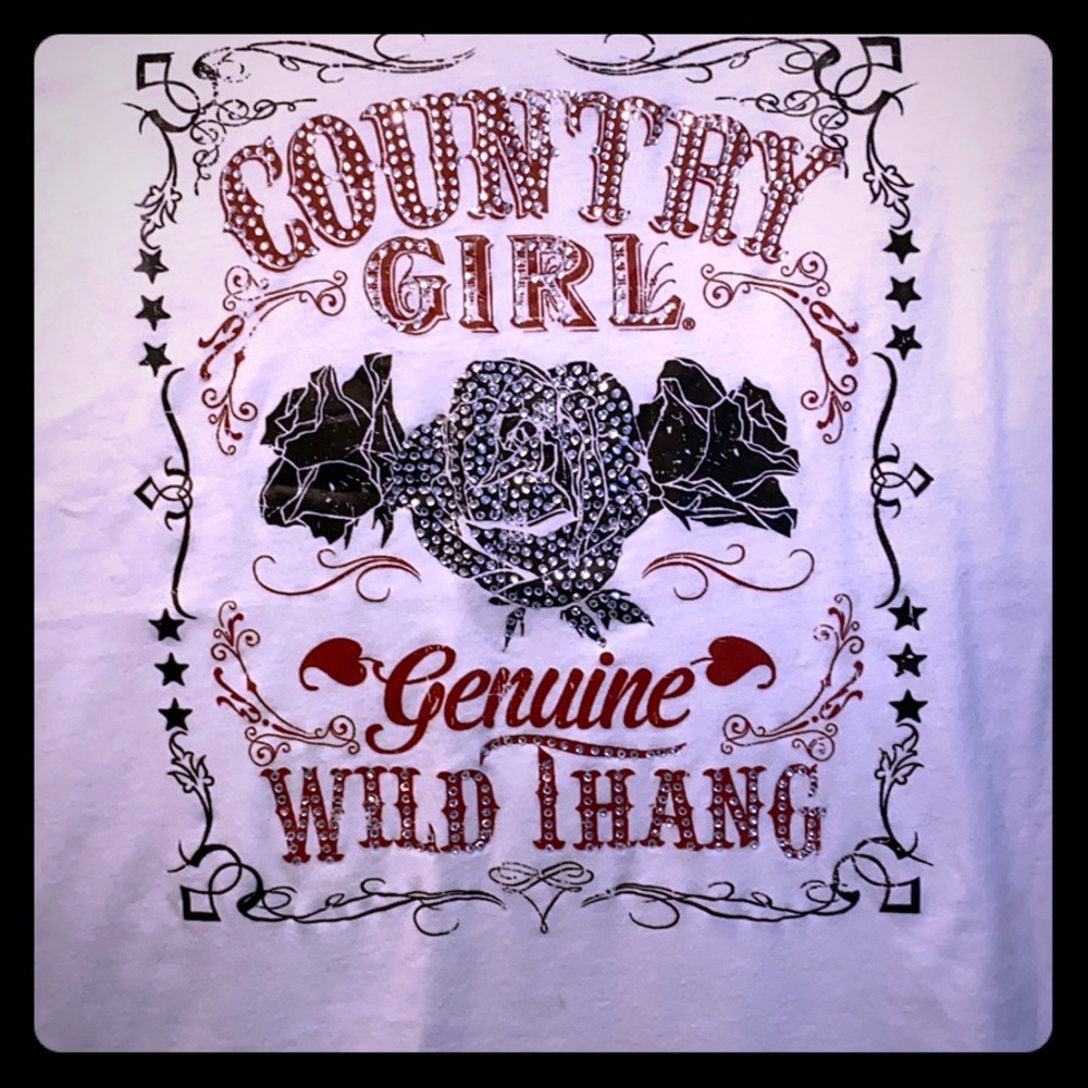 Country Girl Rhinestone tee - Picture 2 of 6